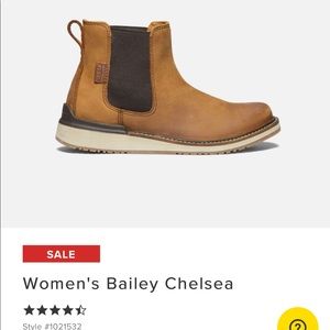 Keen Bailey Chelsea boot in cognac